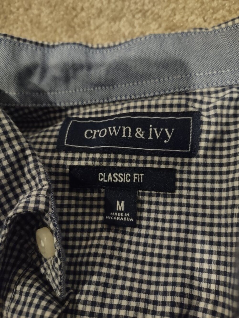 Men's LS Crown & Ivy Dressshirt